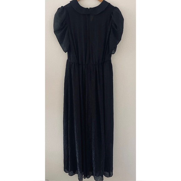 NWT Gal Meets Glam Jolene Black Shimmer Maxi Dress - Picture 6 of 12